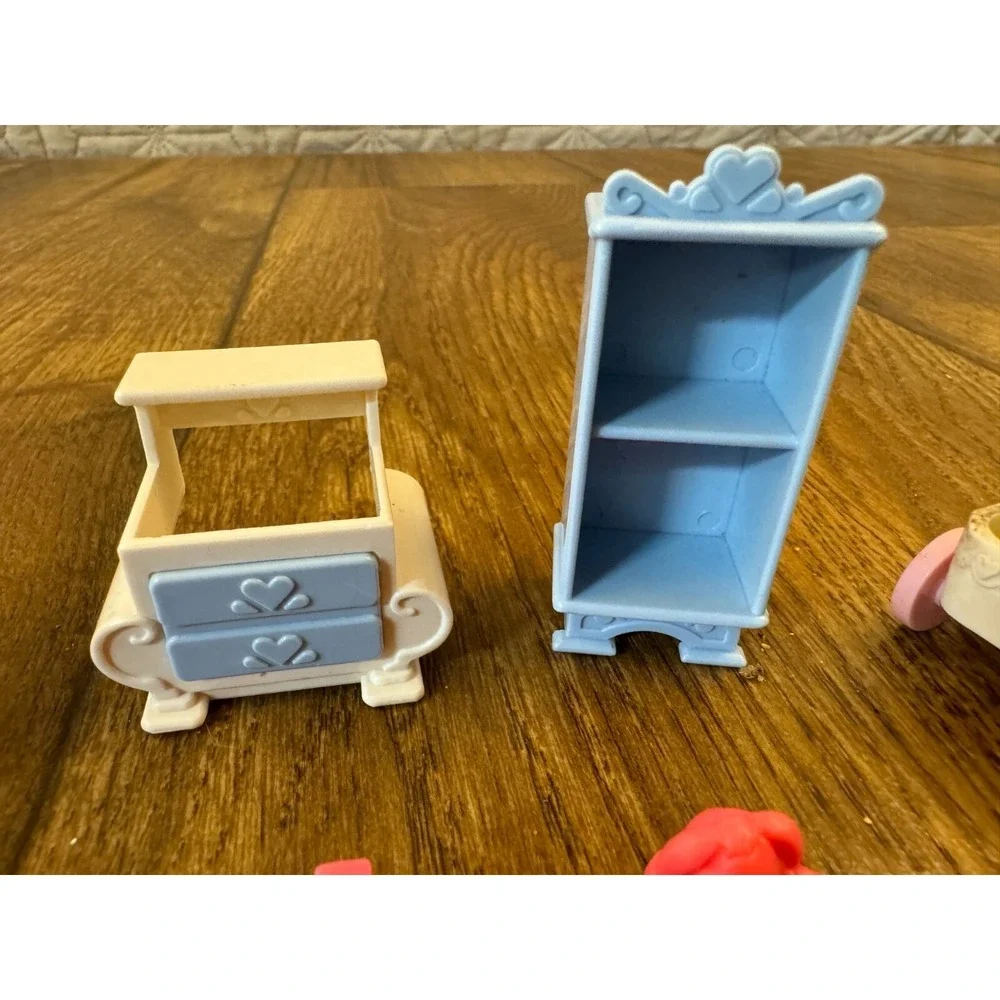 Vintage Fisher Price Precious Places Baby Nursery Lot Toys Furniture Accessories